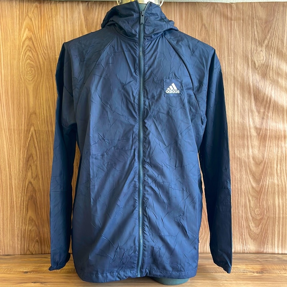 Adidas W.N.D. Primeblue Full Zip Sport Jacket Men's Size L New